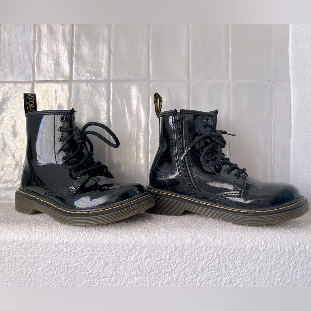 Kid’s Patent Docs size 13, Dr Martens